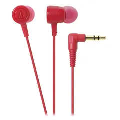 【新品】 オーディオテクニカ カナル型イヤホン レッド ATH-CKL220 RD 0