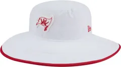 ニューエラ レディース アクセサリー 帽子 New Eradultampa Bay Buccaneers Training Camp 2025 Panama White Adjustable Bucket Hat ホワイト