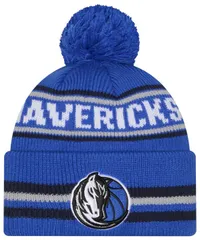 ニューエラ レディース アクセサリー 帽子 ニット New Eradult Dallas Mavericks Blue Classic Pom Cuffed Knit Beanie ブルー