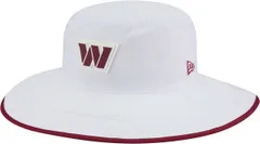 ニューエラ レディース アクセサリー 帽子 New Eradult Washington Commanders Training Camp 2025 Panama White Adjustable Bucket Hat ホワイト