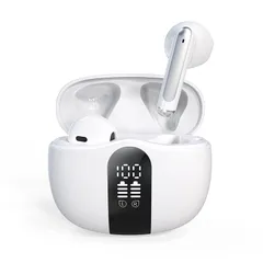 【新品】 【絶好音質】ワイヤレスイヤホン Bluetoothイヤホン Bluetooth5.4 hi-fi音質 AAC ダブルマイクENCノイズキャンセリング CVC8.0ハンズフリー通話 LED表示 ブルートゥース bluetooth 無線 軽量 iPh 1