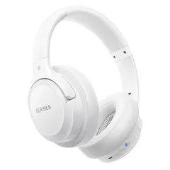 【新品】 BERIBES ヘッドホン bluetooth 65時間再生 6つのEQモード ワイヤレスヘッドフォン Bluetooth6.0重さはわずか180g 快適なフィット感 マイク付きヘッドホン HIFIステレオ 有線 無線 両用 遮音 密閉型（白） 1