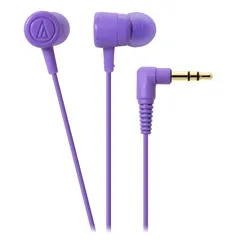 【新品】 オーディオテクニカ カナル型イヤホン パープル ATH-CKL220 PL 1