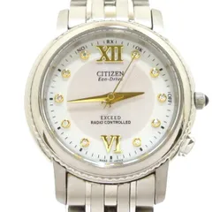 CITIZEN(シチズン) 腕時計 EXCEED(エクシード) H330-T007619 レディース エコドライブ/電波 ライトピンク×白