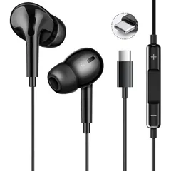 【新品】 イヤホン 有線 タイプc 有線イヤホン type-c 雑音なし 絡み防止 音量調節 iPhone17対応 遅延なし マイク付き ワンタッチ操作 usb c 高感度マイク 人間工学 快適な装着感 TPE素材 耐久性 防水 イヤーピース付き カナル型 1