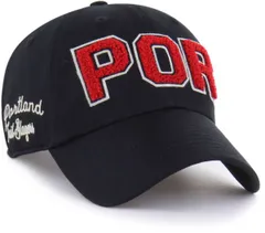 フォーティーセブン レディース アクセサリー 帽子 ブレザー 47 Womens Portland Trail Blazers Black Zoey Clean Up Adjustable Hat ブラック