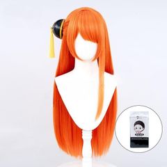 神楽 銀魂 コスプレ ウィッグ+ネット新品 - メルカリ