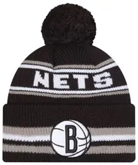 ニューエラ レディース アクセサリー 帽子 ニット New Eradult Brooklynets Black Classic Pom Cuffed Knit Beanie ブラック