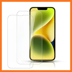 【新品】 【2枚セット】JACRON フィルム 用のiPhone 14/iPhone 13/iPhone 13 Pro ガラスフィルム ケースに干渉しない 硬度9H 耐衝撃 高透過率 指紋防止 貼り付け簡単 自動吸着 気泡ゼロJACRON フィルム 用の iP