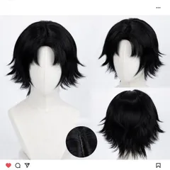 ✥クロロ＝ルシルフル ウィッグ✥セット済 HUNTER×HUNTE コスプレウィッグ HUNTER×HUNTER クロロ=ルシルフル スーツ