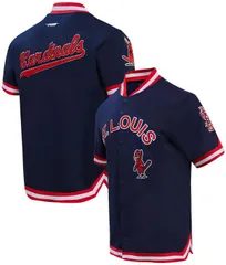 プロスタンダード メンズ アウター ジャケット・ブルゾン Pro Standard Menst Louis Cardinals Navy Warmup Jacket ネイビー