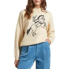 ブリクストン レディース アウター パーカー・スウェット スウェット シャツ Brixton Ranching Club Crew Sweatshirt Womens Whitecap