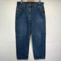 古着 リーバイス Levi's デニムパンツ 550 テーパード ジーンズ ジーパン 長ズボン 大きいサイズ w38 L32  ブルー メンズ