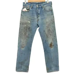 リーバイス Levis 汚れ加工 501 ボタンフライデニムパンツ メンズ  W35 L36
