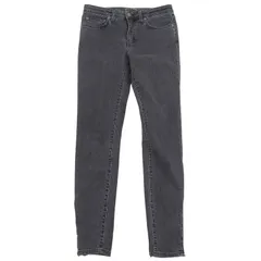 美品▲SAINT LAURENT PARIS サンローランパリ 2013年製 D02 W/SK-MW エディ期 裾ジップ っブラックデニムパンツ 28 イタリア製 レディースのサムネイル