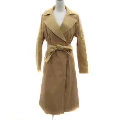 スタイルシー Style Sea スプリングコート ロング丈 前開き リボンベルト付き M ベージュ /YS1