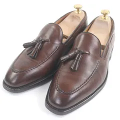 美品□Berwick 1707 バーウィック 5127 VELEBK レザー タッセルローファー モカシン フラットシューズ ブラウン 6.5 スペイン製 メンズ