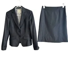  KUMIKYOKU クミキョク スカートセットアップ グレー レディース 3/2サイズ【Z1788】