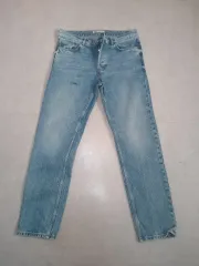 ZARA ザラ テーパード デニム 34サイズ ライトブルー 微ストレッチ