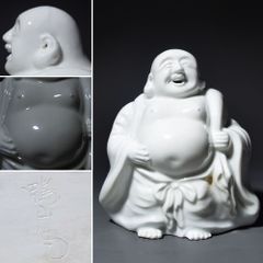 縁起物【在銘あり】白磁 布袋像 平戸 春画 - メルカリ