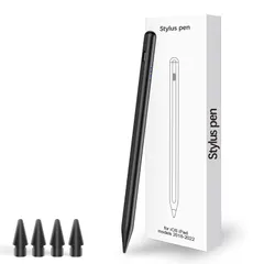 【2025新登場】タッチペン iPadペンシル Type-C 充電 スタイラスペン 超高感度/傾き感知 appleペンシル 磁気吸着/誤作動防止/アップルペンシル 極細 apple ipad pencil 互換ペン 2018年以降iPad 6/7/8 ...