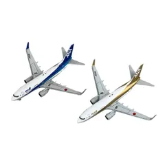 1/500　ANA Boeing 737-700 二機モデル NHS52002 全日空商事 1/500 B737-700 ANA ゴールドジェットトリトン