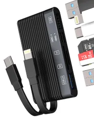 ライトニングタイプc変換USB、MicroSD SDカードリーダー変換アダプタ対応Apple MFI認証対応iPhone15 14 iPad MAC対応Samsungケーブル、スマホで写真をリーダーに取り込むUSBメモリアイフォンにデジカメからデータ ...