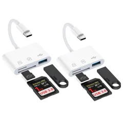 SDカードリーダー Type C 3-in-1メモリカードリーダー USB/SD/TF変換アダプタ USB-C カードリーダー 0TG機能 設定不要 写真/ビデオ 高速伝送 双方向転送 iPhone16/15/タイプC スマホ/MacBook/PC/ ...