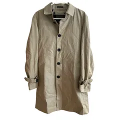  BLACK LABEL CRESTBRIDGE ブラックレーベルクレストブリッジ ステンカラーコート ベージュ メンズ Lサイズ【Z1788】