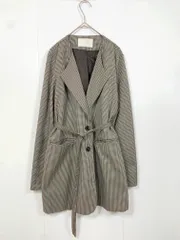 who's who Chico フーズフーチコ 折り返し襟 ウエストベルト付き テーラード ジャケット sizeF/ベージュ ■■ レディース