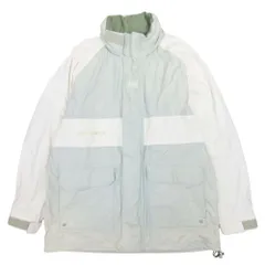 HELLY HANSEN ヘリーハンセン マウンテンパーカー ジャケット ブルゾン ロゴ刺繍  L ライトグレー オフホワイト メンズ 古着 中古 USED