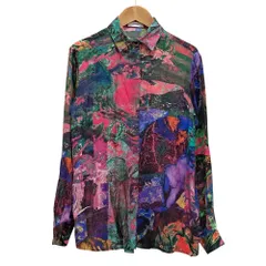 DIESEL ディーゼル プリント ロングスリーブシャツ XS マルチカラー レディース 古着 中古 USED