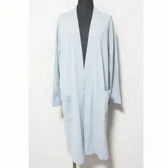 美品 MOGA モガ 羽織ロングカーディガン B0212BKD333 サイズ2 ライトグレー レディース 古着 中古 USED