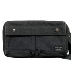 美品 PORTER ポーター スモーキー ショルダーバッグ ブラック メンズ レディース 古着 中古 USED
