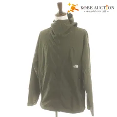 ■ ノースフェイス マウンテンパーカー コンパクトジャケット NP72230 長袖 アウター フード ファスナー ナイロン メンズ XL カーキグレー
