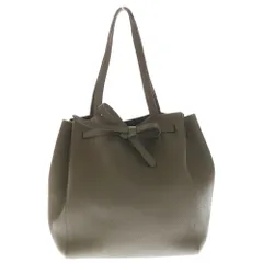 CELINE (セリーヌ) カバ ファントム トートバッグ ハンドバッグ ブラウン ベージュ レザー ゴールド金具