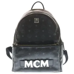 MCM (エム シー エム) TRILOGIE STARK BACKPACK 2WAY トリロジー スターク バックパック ツーウェイ リュックサック ブラック MMK8AVE72BK001のサムネイル
