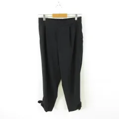 ハク スーパーハッカ H.A.K テーパードパンツ クロップド ストレッチ 黒 *A431