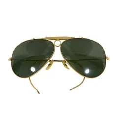 良品 Ray-Ban レイバン ヴィンテージ B＆L ボシュロム シューター ティアドロップ サングラス ゴールドカラーフレーム  メンズ 古着 中古 USED