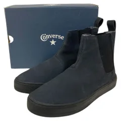 美品 24AW CONVERSE コンバース 金子綾コラボ オールスター ショートブーツ COUPE EPAIS SIDEGORE 25cm ネイビー レディース 古着 中古 USED