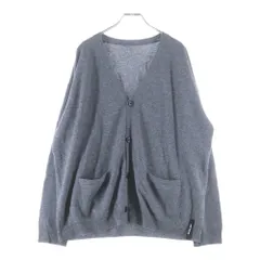 ISAMU KATAYAMA BACKLASH (イサムカタヤマバックラッシュ) CASHMERE/WOOL KNIT CARDIGAN カシミヤ混 ウールニットカーディガン グレー KN-774-02のサムネイル