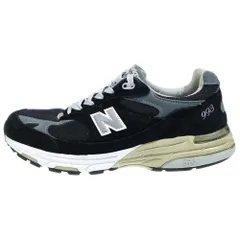 New Balance (ニューバランス) MR993BK Made in USA スエード メッシュローカットスニーカー ブラック US10/28cm