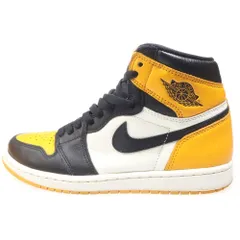 NIKE (ナイキ) AIR JORDAN 1 RETRO HIGH OG TAXI エアジョーダン 1 レトロ タクシー ハイカットスニーカー イエロー/ブラック US8/26cm 555088-711