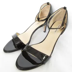 未使用 FABIO RUSCONI ファビオルスコーニ ストラップ ヒールサンダル 36 1/2 23.5cm ブラック  レディース 古着 中古 USED