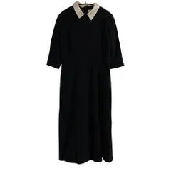 美品 CELFORD セルフォード ワンピース サイズ36 ネイビー レディース 古着 中古 USED