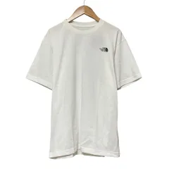 未使用 THE NORTH FACE ザノースフェイス スクエアロゴTシャツ M ホワイト メンズ 古着 中古 USED
