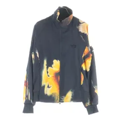 Y-3 (ワイスリー) AOP TRACK TOP 琥珀プリントデザイン アームライン ジップアップ トラックジャケット ブラック KA9622のサムネイル