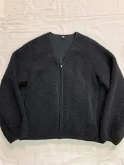 UNIQLO ユニクロ  ボアフリースVネックフルジップカーディガン フリース カーディガン コート