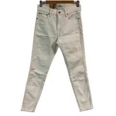 新品同様 POLO RALPH LAUREN ポロラルフローレン TOMPKINS MID RISE SKINNY CROP デニムパンツ サイズ27 ホワイト レディース 古着 中古 USED