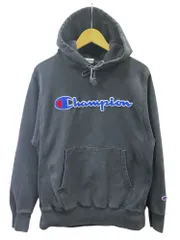 Champion (チャンピオン) R/W リバースウィーブ パーカー フーディー ロゴ入り M ブラック メンズ/027